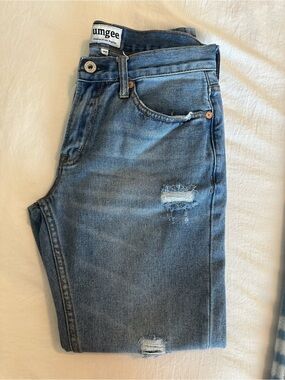 Umgee Women’s Light Blue Skinny Distressed Jeans
